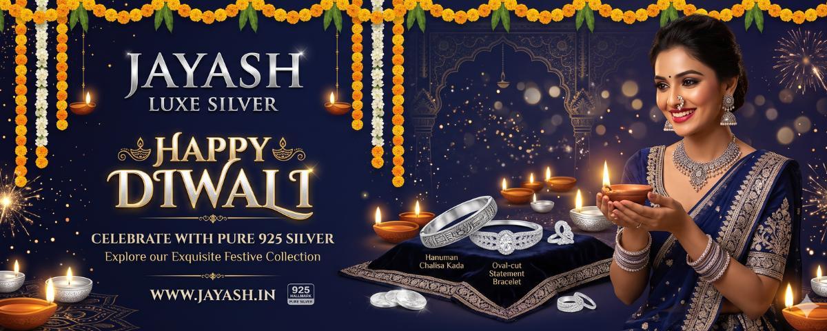 Happy Diwali — explore the festive collection in pure 925 silver
