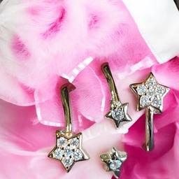 Adjustable Toe Rings In Silver & Rose Gold (1 Set) thumbnail 1
