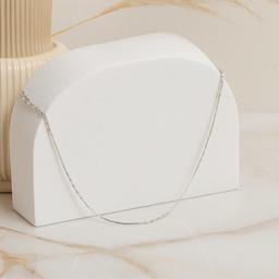 Elegant 925 Sterling Silver Beaded Chain – Unisex Daily Wear thumbnail 1