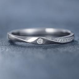 Adjustable 925 Silver Twist Ring With Small Cz Accents – Fits Any Finger thumbnail 1