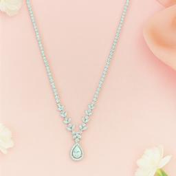 925 Silver Luxe Bridal Set – Necklace, Earrings, Ring & Bracelet thumbnail 2