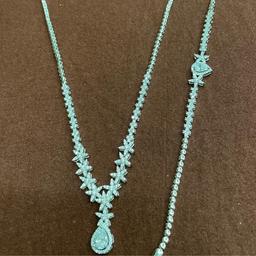 925 Silver Luxe Bridal Set – Necklace, Earrings, Ring & Bracelet thumbnail 4