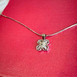 Elegant Four-leaf Clover Pendant – 925 Sterling Silver Necklace thumbnail 2