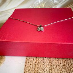 Elegant Four-leaf Clover Pendant – 925 Sterling Silver Necklace thumbnail 4