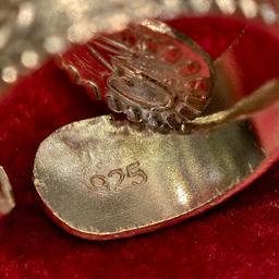 Floral Engraved 925 Sterling Silver Toe Ring Band thumbnail 5