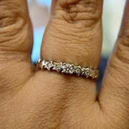 Celestial Sparkle Silver Ring Size :13 thumbnail 4