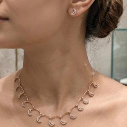 Rose Gold Moon 925 Silver Set thumbnail 2