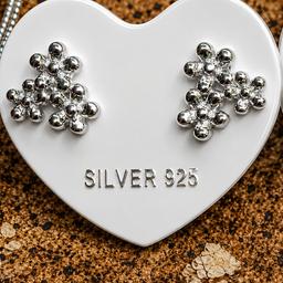 Little Flora 925 Silver Studs thumbnail 3