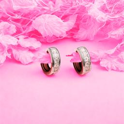 ✨ Elegant Sparkle Huggie Earrings – 925 Sterling Silver thumbnail 1