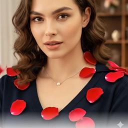 Timeless Pearl Drop Pendant - Luxe Floating Pearl Necklace thumbnail 1